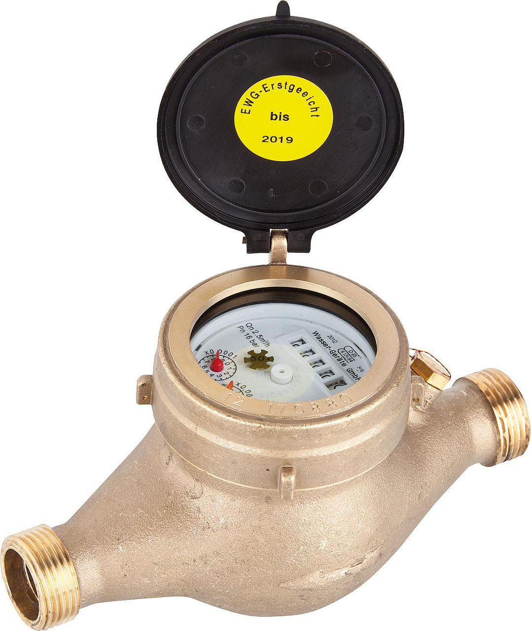 Mehrstrahl-Flügelradzähler für Kaltwasser, Typ MNR, Qn 2,5 3/4'' 190mm Mehrstrahl-Flügelradzähler für Kaltwasser, Typ MNR, Qn 2,5 3/4'' 190mm