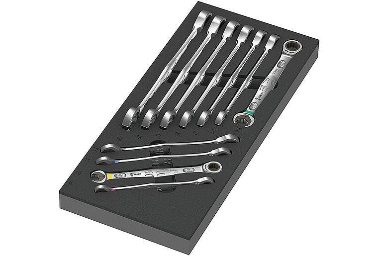 Maul-Ringratschenschlüssel-Satz WERA Joker 6000 11-teilig in Schaumstoffmodul