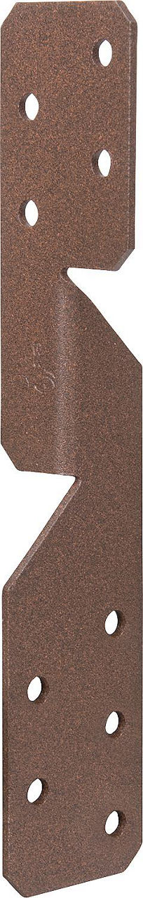 Sparren-Pfettenanker DURAVIS® 170 universal, Material: Stahl, sendzimirverzinkt, Oberfläche: rostbraun Sparren-Pfettenanker DURAVIS® 170 universal, Material: Stahl, sendzimirverzinkt, Oberfläche: rostbraun