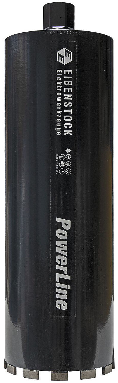 Diamant-Nass-Bohrkrone Eibenstock 1¼", Ø 162 mm, Länge: 450 mm, Powerline Diamant-Nass-Bohrkrone Eibenstock 1¼", Ø 162 mm, Länge: 450 mm, Powerline