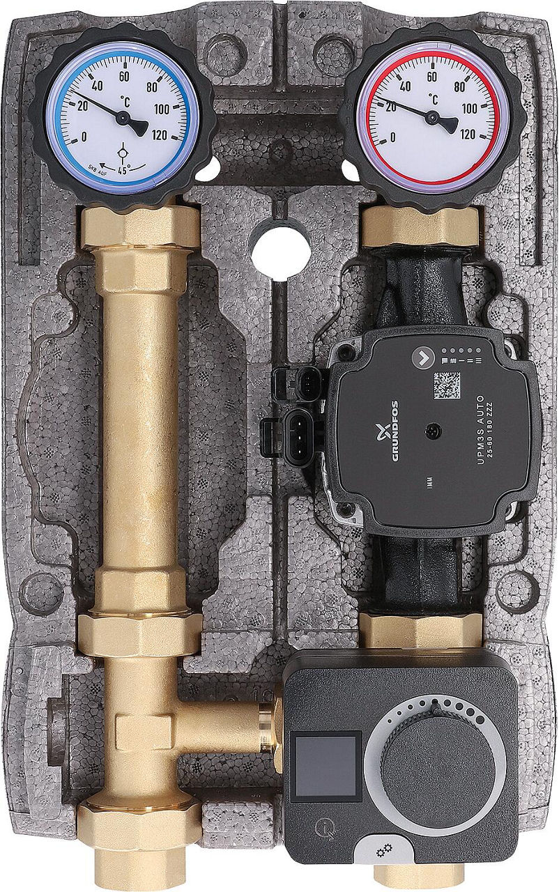 Heizkreisset Easyflow DN25(1")Konstantwert-Regelkreis elektronisch mit Mischermotor ACC30, Pumpe Grundfos UPM3S AUTO 25-60 Heizkreisset Easyflow DN25(1")Konstantwert-Regelkreis elektronisch mit Mischermotor ACC30, Pumpe Grundfos UPM3S AUTO 25-60
