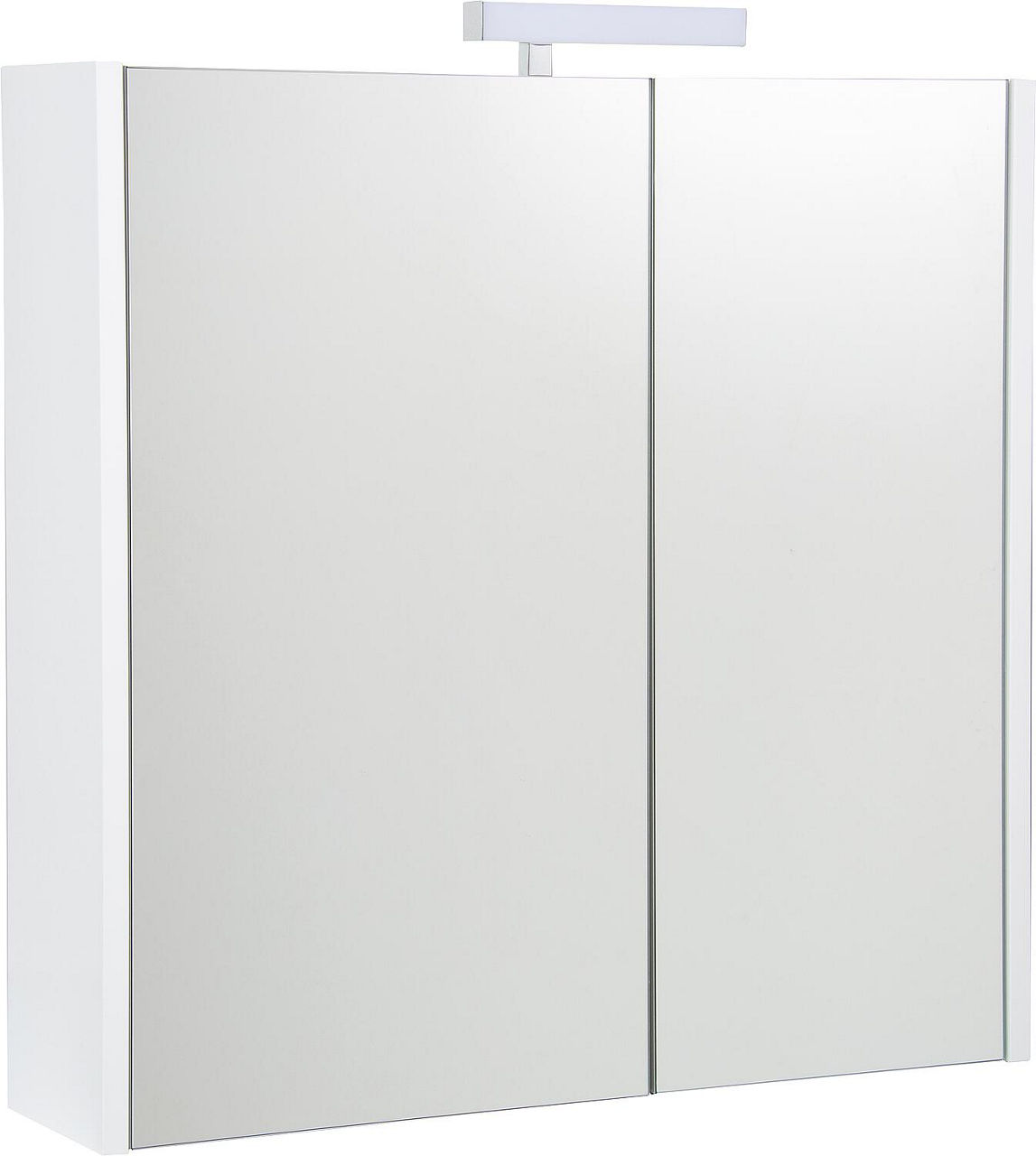 Spiegelschrank Akira mit LED-Beleuchtung, 2 Türen, weiß Hochglanz, 715x700x155mm Spiegelschrank Akira mit LED-Beleuchtung, 2 Türen, weiß Hochglanz, 715x700x155mm