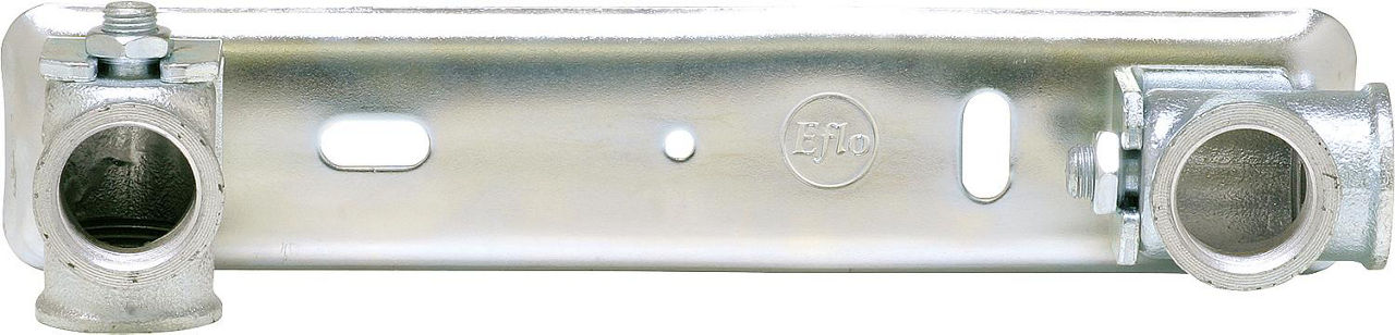 Anschlussplatten f. Gaszähler AP kompl.verzinkt ohne Träger 2" / 335 mm