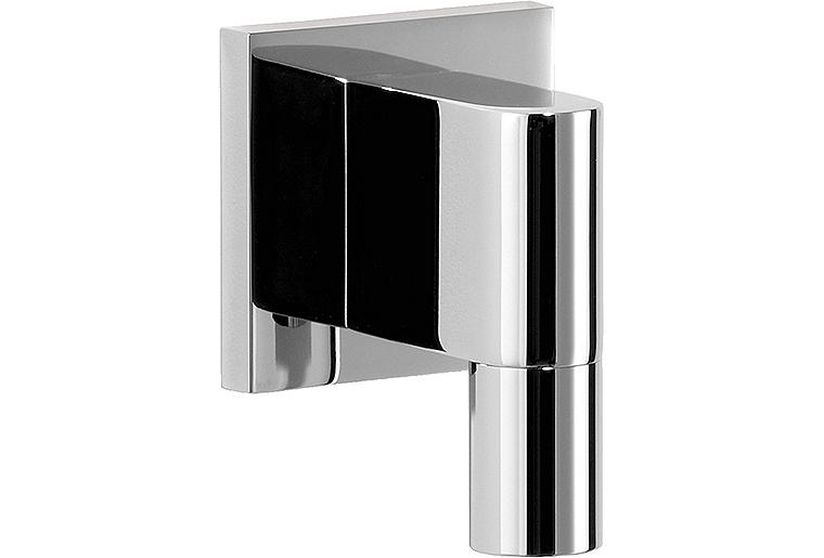 Wandanschlussbogen Dornbracht 1/2" x 3/8", Rosette eckig chrom