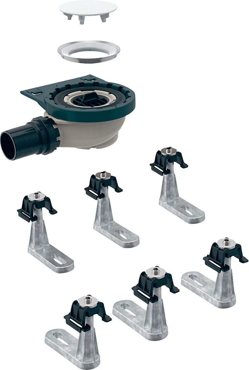 Geberit Duschwannenablauf für Setaplano mit 6 Füßen Sperrwasserhöhe 50 mm Ø50 Geberit Duschwannenablauf für Setaplano mit 6 Füßen Sperrwasserhöhe 50 mm Ø50