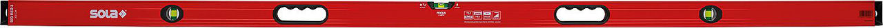 Aluminium-Wasserwaage Sola BIG RED 3, 2000 mm, 3 Libellen
