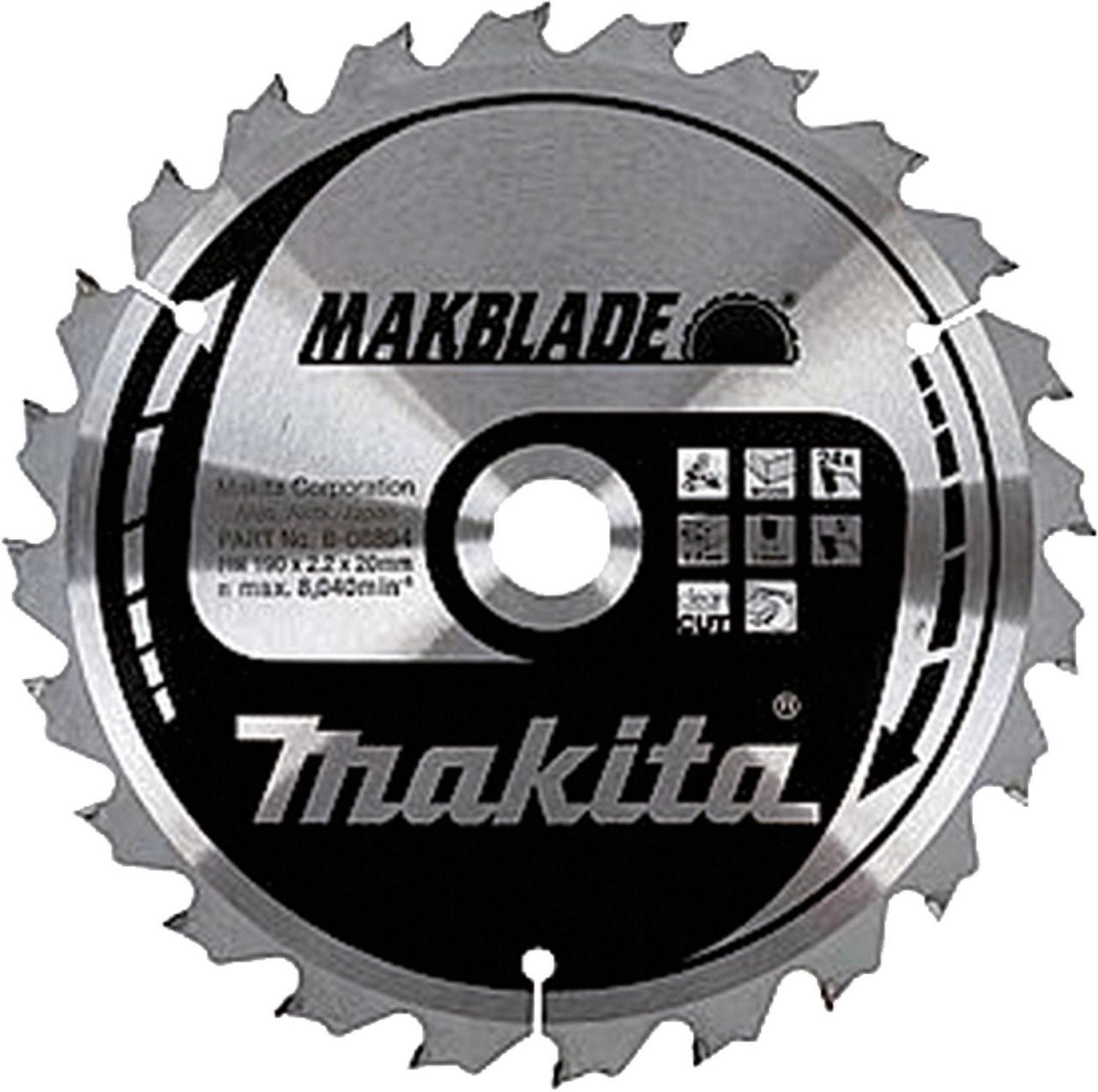 Kreissägeblatt MAKITA Ø 260 x 30 mm, 40 Zähne, für Holz Kreissägeblatt MAKITA Ø 260 x 30 mm, 40 Zähne, für Holz