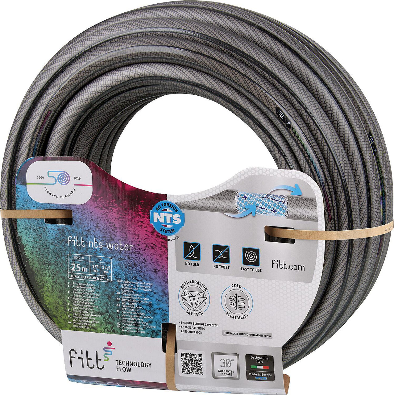 Wasserschlauch NTS, lebensmittelecht, 3/4"-18,3mm, 25 Meter