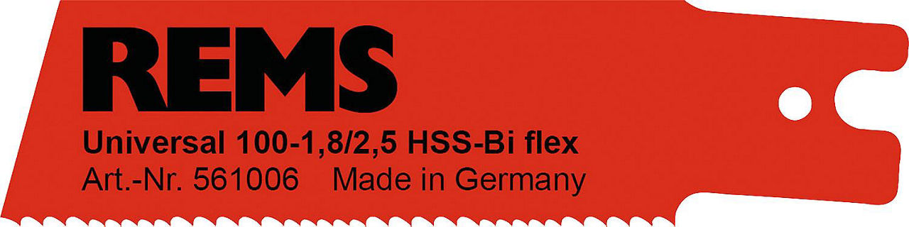 REMS Universalsägeblatt 100-1,8/2,5 VPE :5 Stück REMS Universalsägeblatt 100-1,8/2,5 VPE :5 Stück