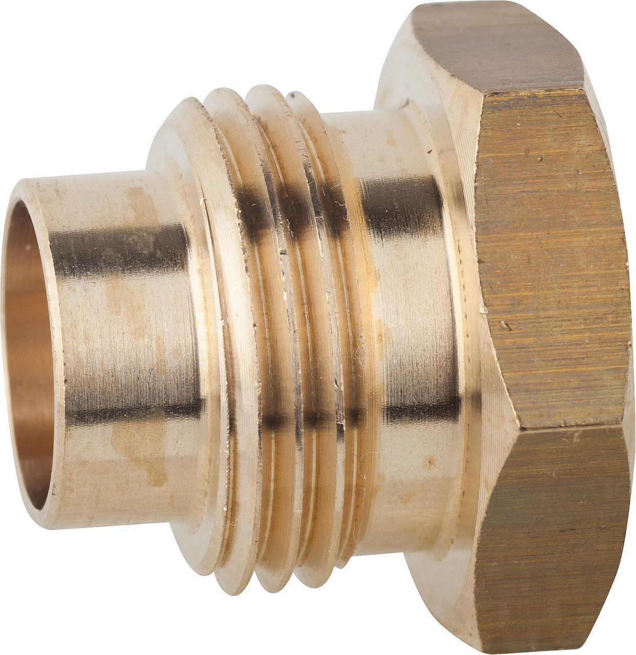 Einschraubnippel für Glüh- zünder, D 10mm, G 3/8" Schlüsselweite 19mm