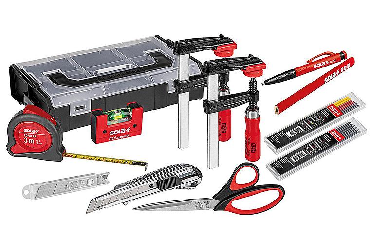 Handwerkzeuge-Set Sola 11-teilig in L-Boxx mini