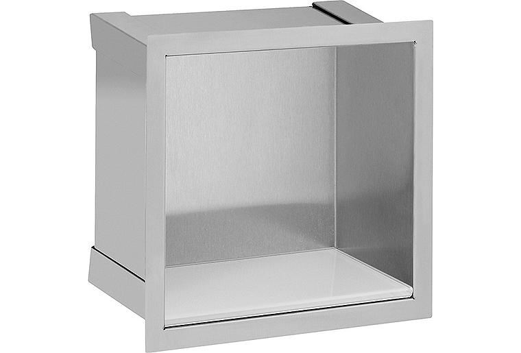 Wandnische für Reserve-Papierrolle BxHxT: 180x180x100 mm Edelstahl