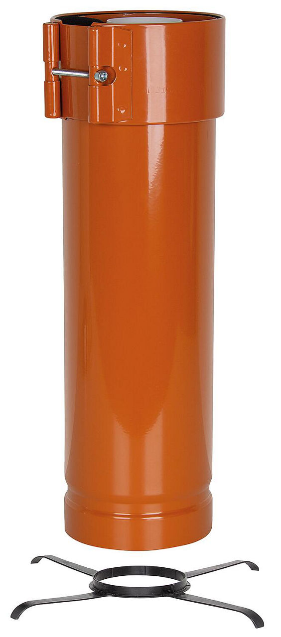 Überdachverlängerung, DN 110/150 rot, 1000mm Überdachverlängerung, DN 110/150 rot, 1000mm