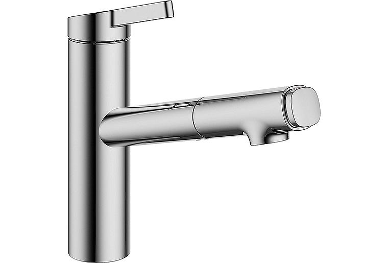 Spültischmischer KWC Fit A205 mit herausziehbare Geschirrbrause Ausladung 203 mm, verchromt Spültischmischer KWC Fit A205 mit herausziehbare Geschirrbrause Ausladung 203 mm, verchromt