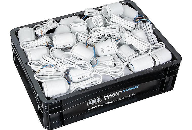 Vorteilspaket Stellantrieb, 230V M30x1,5, 40-teilig, +WS Box gratis!