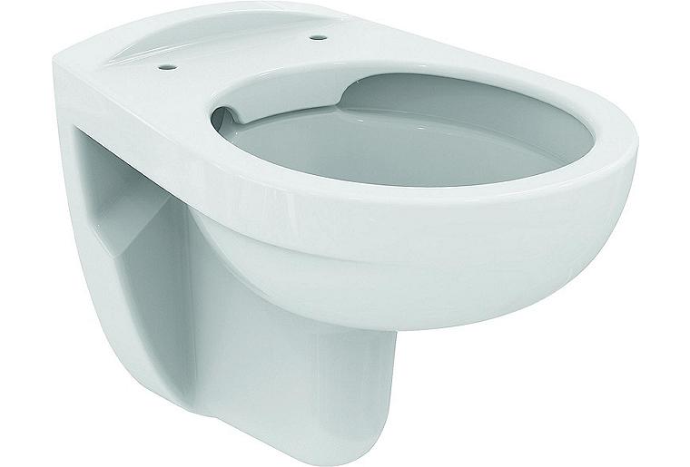Wand-Tiefspül-WC Ideal Standard Eurovit BxHxT: 355x350x520 mm spülrandlos Keramik weiß Wand-Tiefspül-WC Ideal Standard Eurovit BxHxT: 355x350x520 mm spülrandlos Keramik weiß