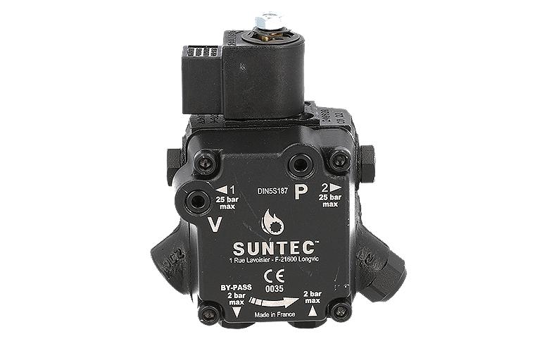 Ölbrennerpumpe Suntec AUV 47R mit Druckentlastungsventil Ölbrennerpumpe Suntec AUV 47R mit Druckentlastungsventil