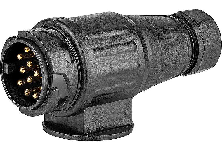 KFZ Anhänger-Stecker 13-polig 12 V Kunststoff