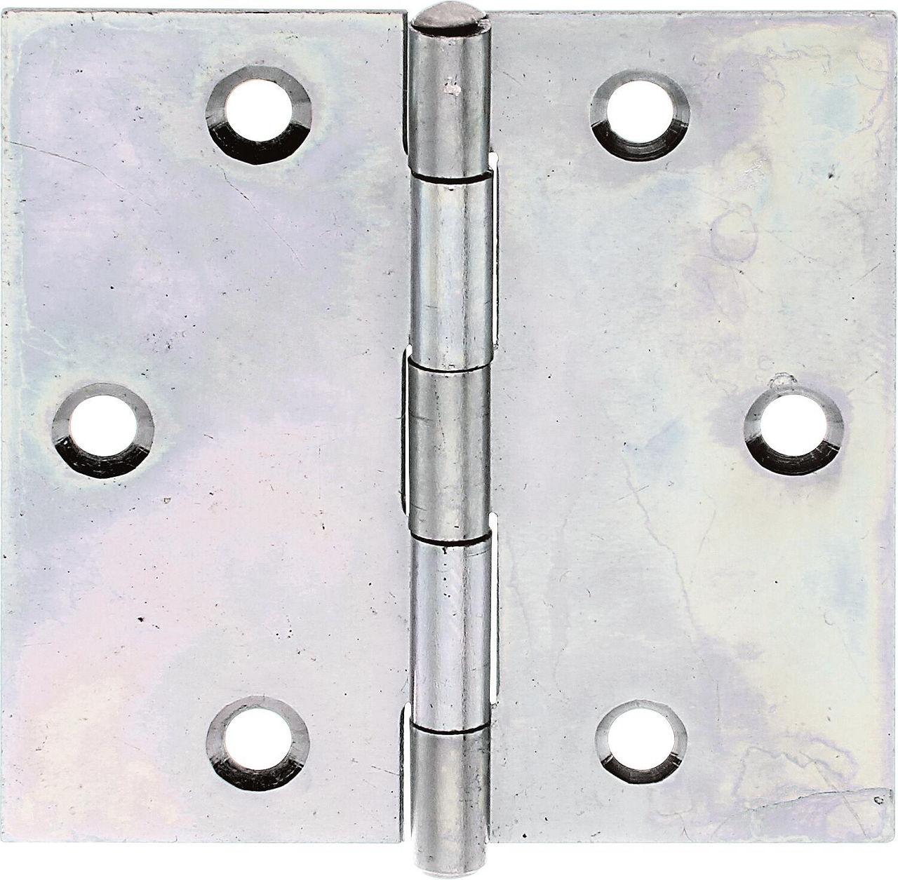 Scharnier, 51x51,2x0,75mm, sendzimirverzinkt Scharnier, 51x51,2x0,75mm, sendzimirverzinkt