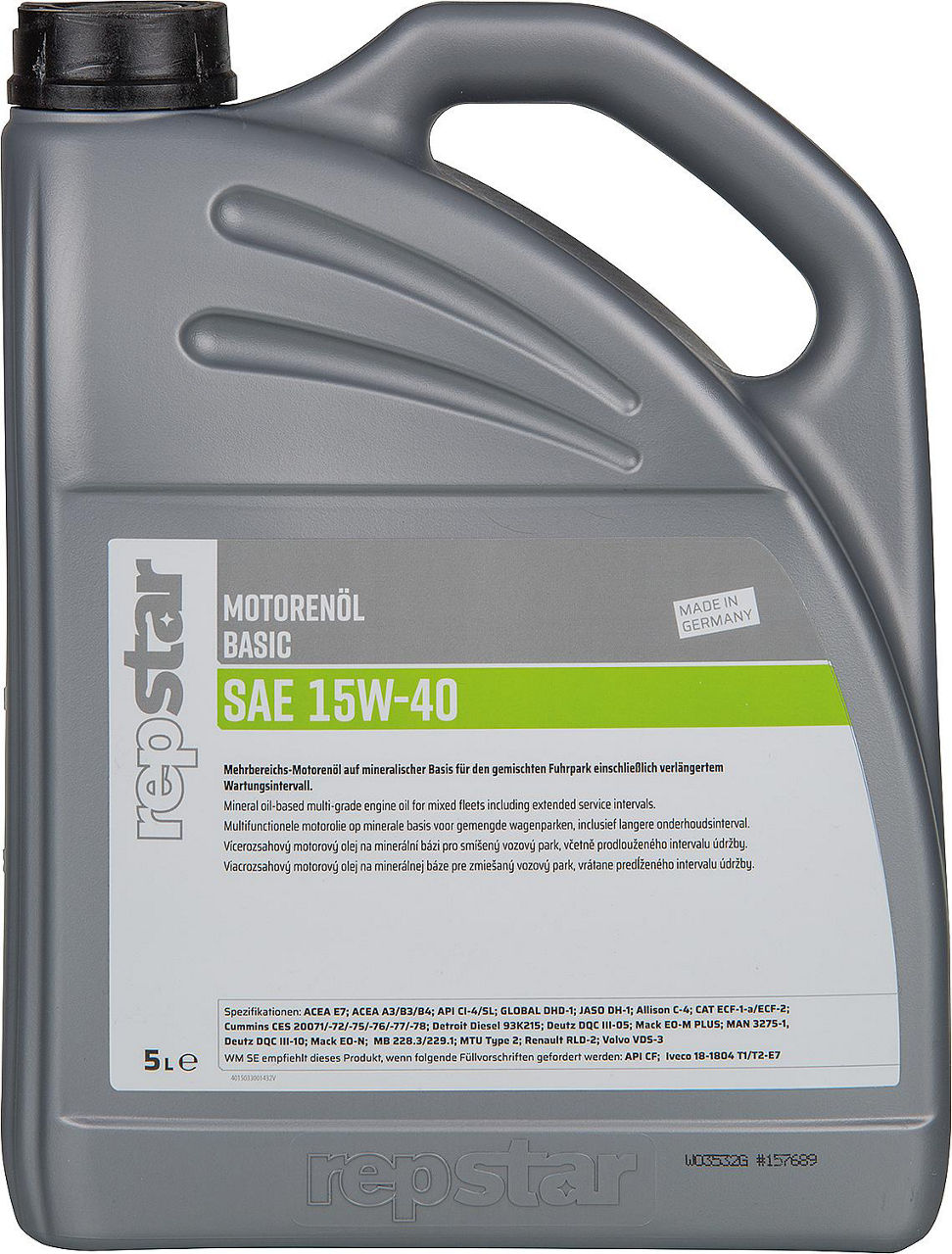 Motoröl REPSTAR SAE 15W-40 Basic 5l Kanister Motoröl REPSTAR SAE 15W-40 Basic 5l Kanister