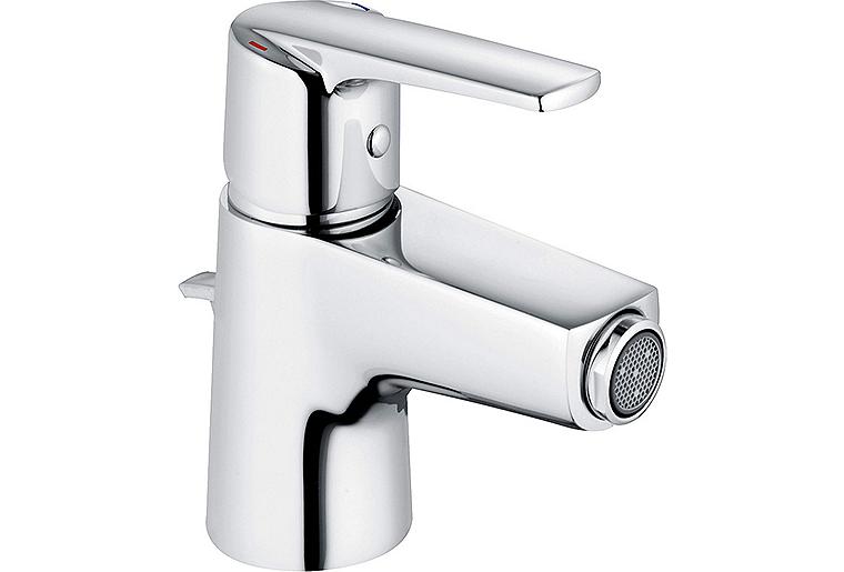 Bidetmischer Heinrichschulte Alpha 300 Ausladung 101 mm chrom