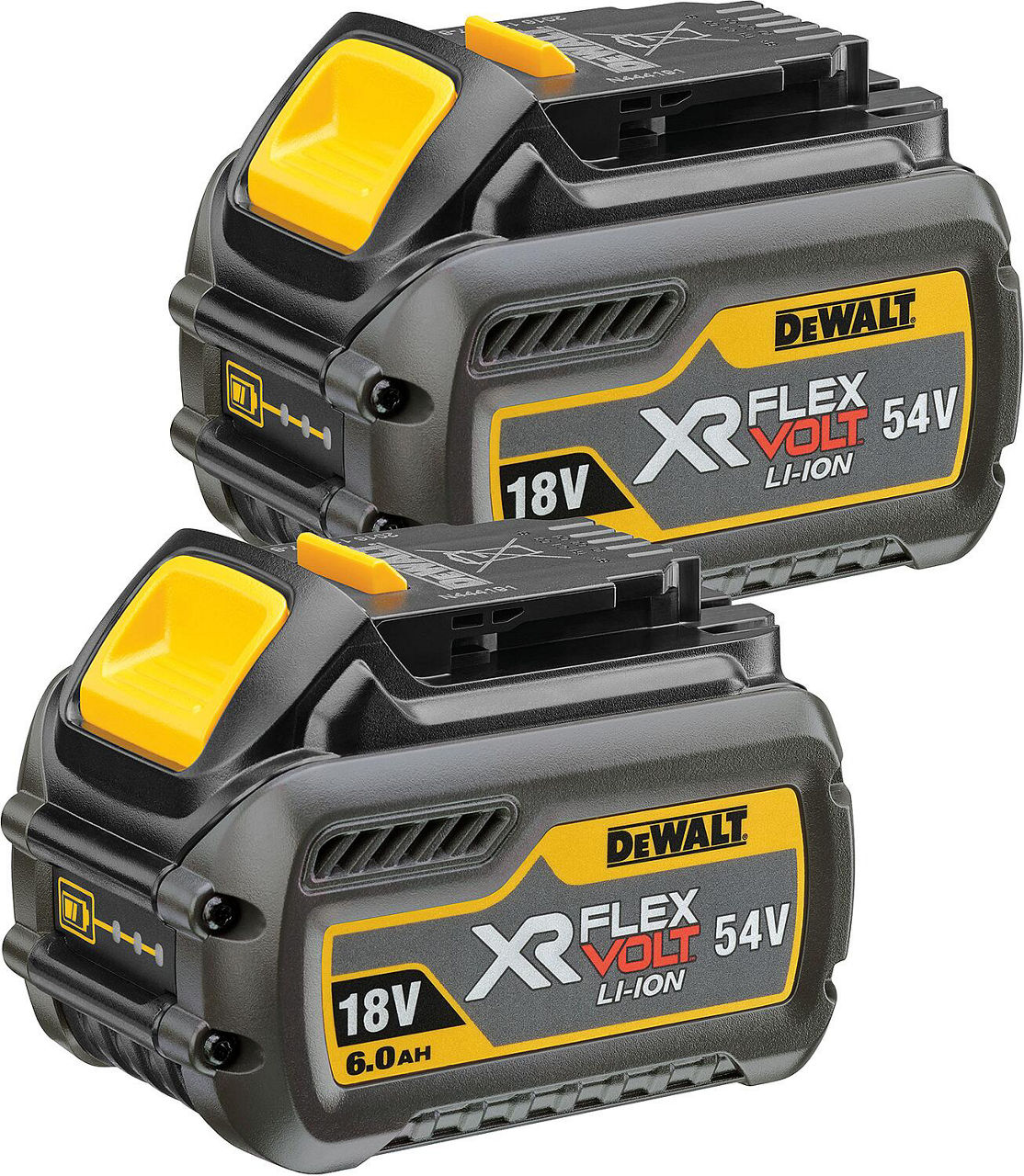 Ersatz-Akku-Set DeWalt DCB546T2-XJ XR FlexVolt Li-Ion 2 x 54/18 V 6,0 Ah