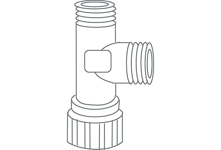 Eckventil 3/8" zu Winner-2 Montageelement