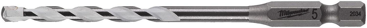 Mehrzweckbohrer Milwaukee, Ø 5,0 x 100 mm, mit 1/4" Sechskantschaft Mehrzweckbohrer Milwaukee, Ø 5,0 x 100 mm, mit 1/4" Sechskantschaft