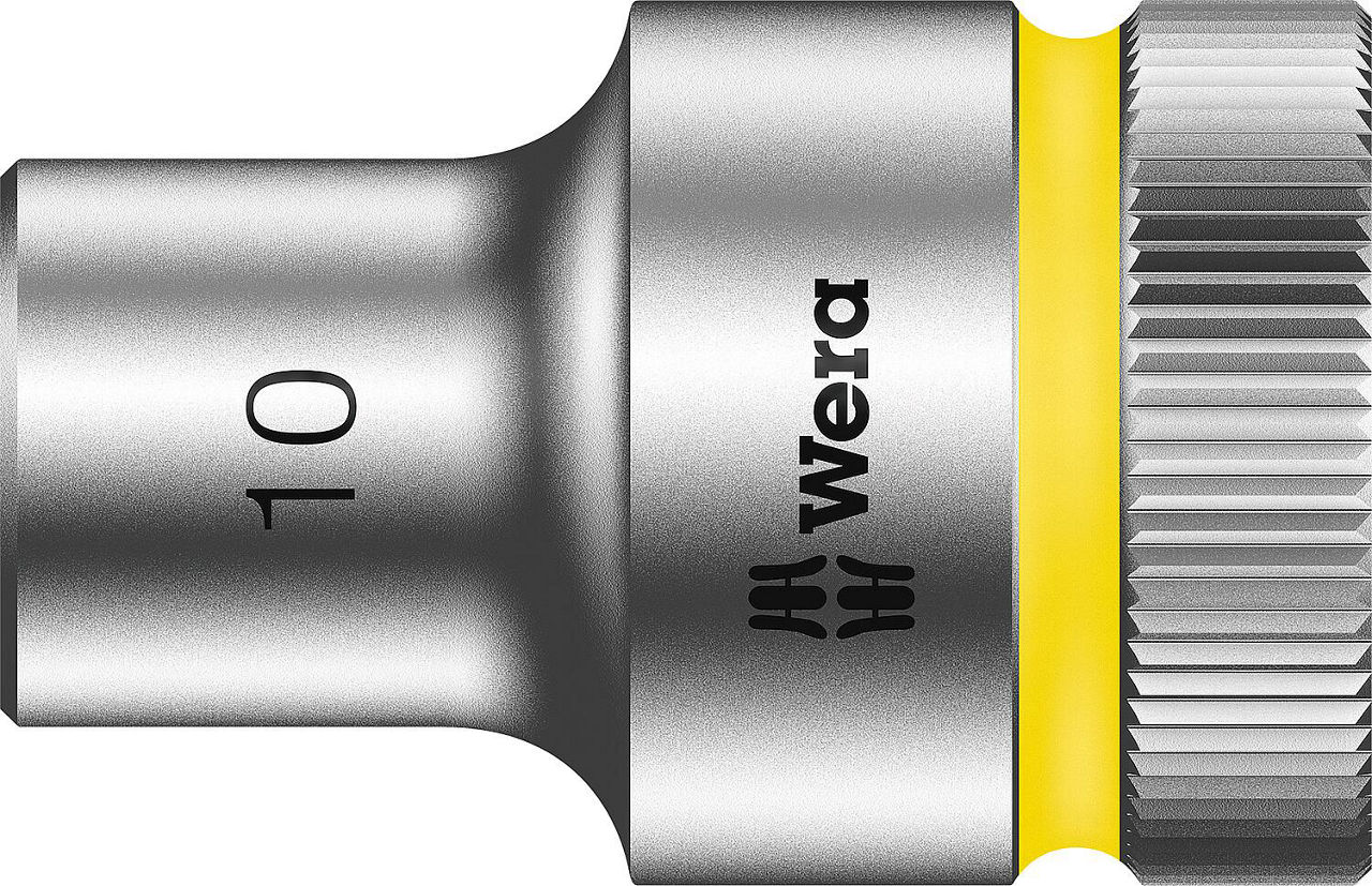 Außensechskant-Steckschlüsseleinsatz Wera 8790 HMC mit 1/2"-Antrieb, metrisch, kurz, SW 10,0 x 37 mm Außensechskant-Steckschlüsseleinsatz Wera 8790 HMC mit 1/2"-Antrieb, metrisch, kurz, SW 10,0 x 37 mm