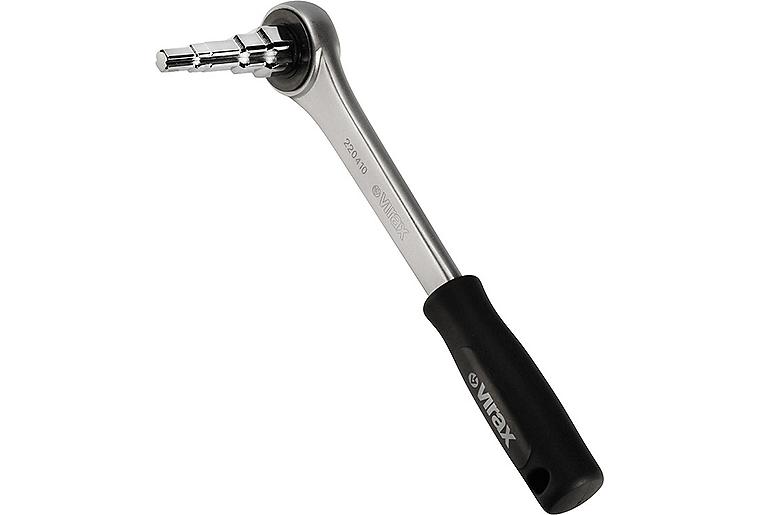 Stufenschlüssel-Set mit Ratsche, 3/8"-1" Stufenschlüssel-Set mit Ratsche, 3/8"-1"