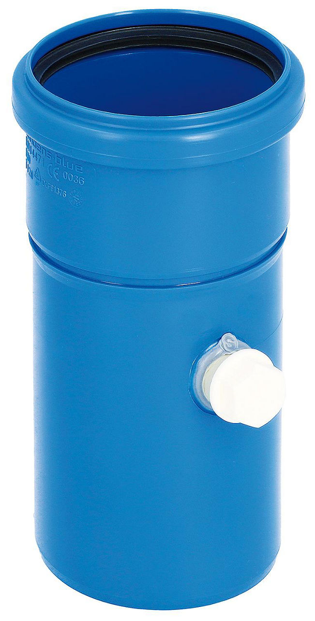 CondensBlue Rohrelement mit Messöffnung, einwandig DN 60