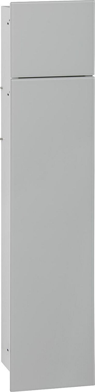 WC-Einbaucontainer Flat Höhe 800 innen weiß beschichtet, 2 Türen grau, rechts WC-Einbaucontainer Flat Höhe 800 innen weiß beschichtet, 2 Türen grau, rechts
