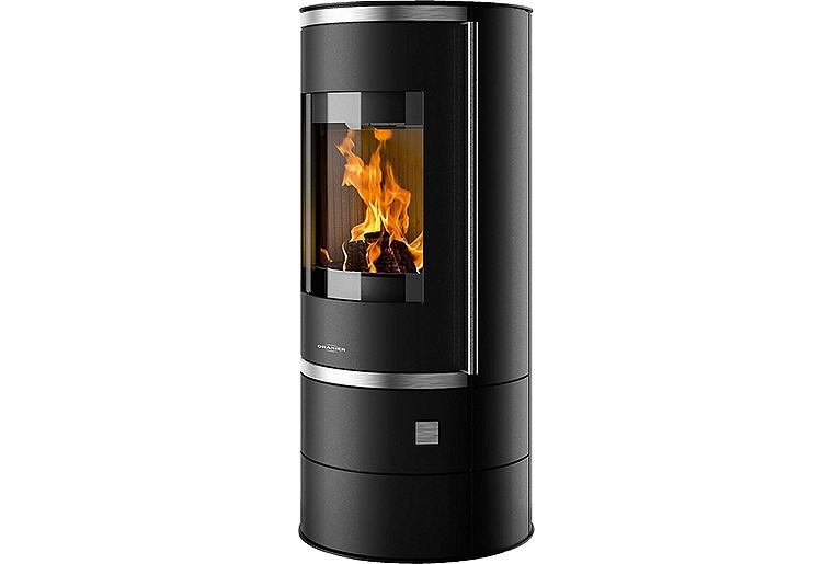 Kaminofen Oranier Ostro (W+) Grundgerät ohne W+, Stahl schwarz Kaminofen Oranier Ostro (W+) Grundgerät ohne W+, Stahl schwarz