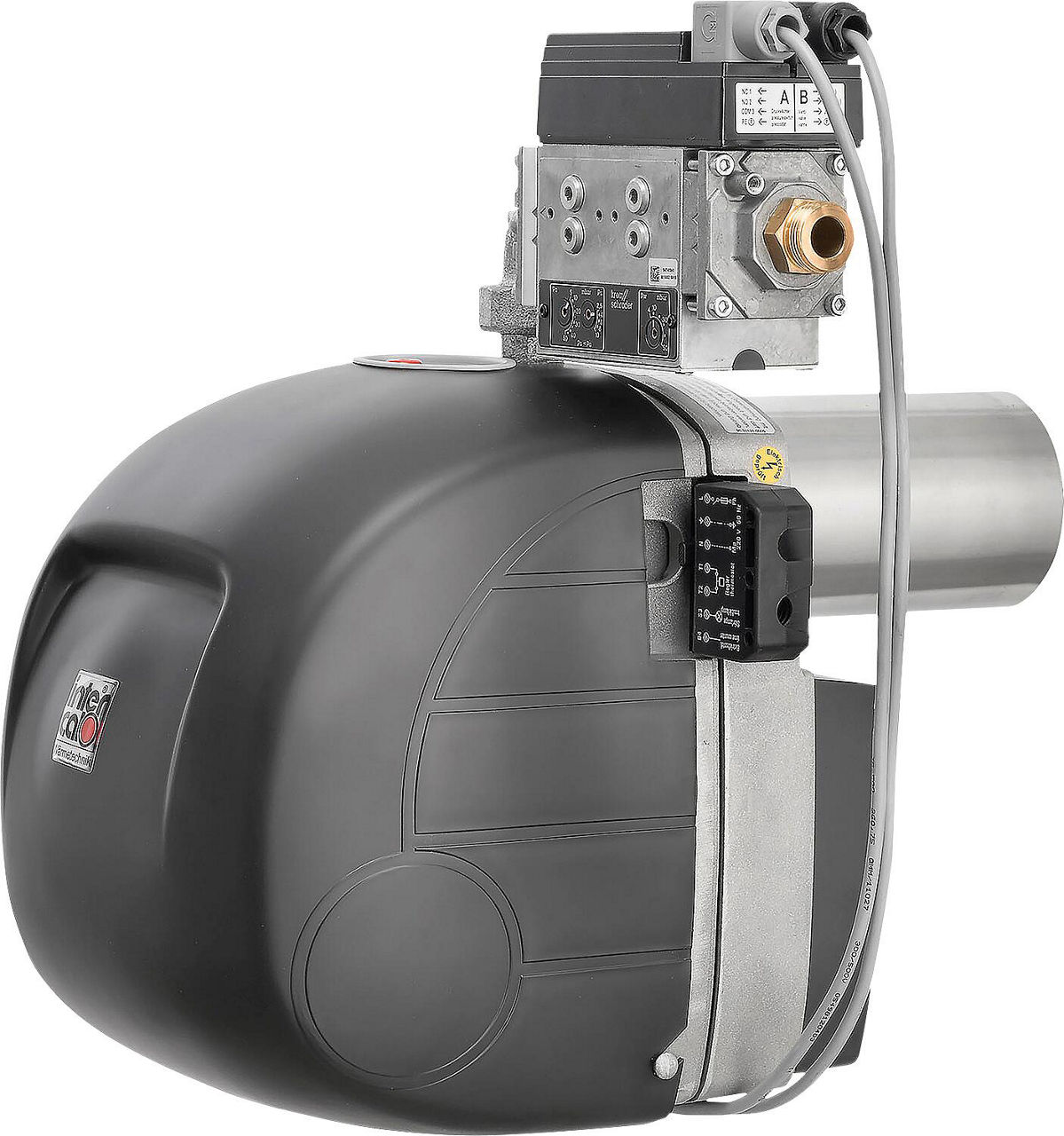 Gasbrenner zweistufig, Typ SGN 55/2, 125-232 kW