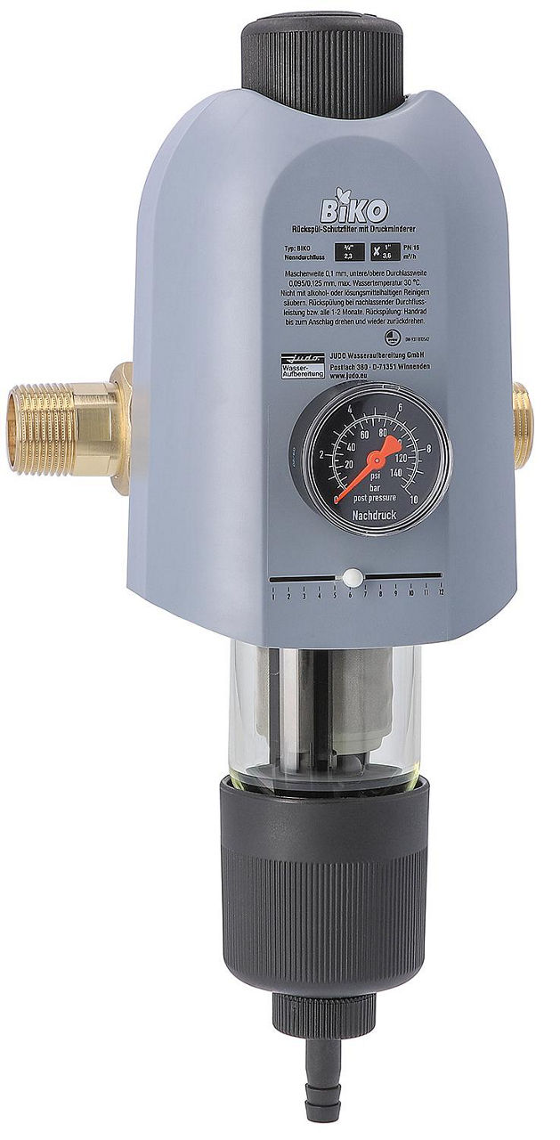 Hauswasserstation Judo Biko mit Rückspülfilter und Druckminderer DN20 (3/4") Hauswasserstation Judo Biko mit Rückspülfilter und Druckminderer DN20 (3/4")