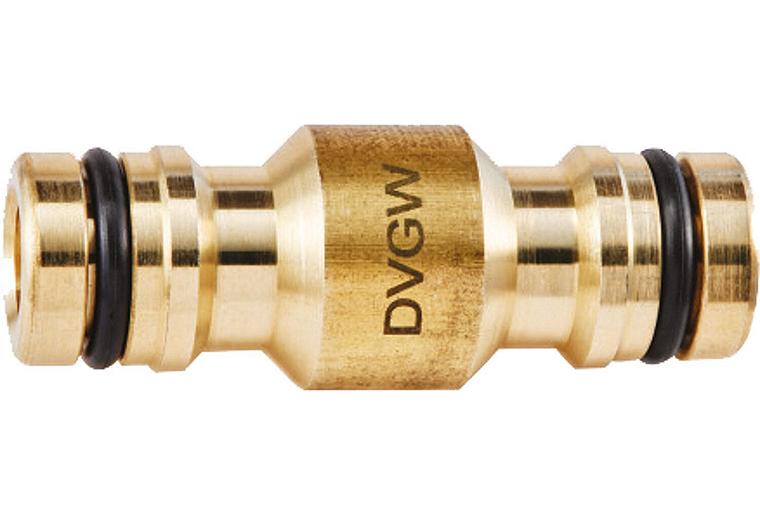 Geka plus Verbindungsstecker "Trinkwasser" MS, DGVW