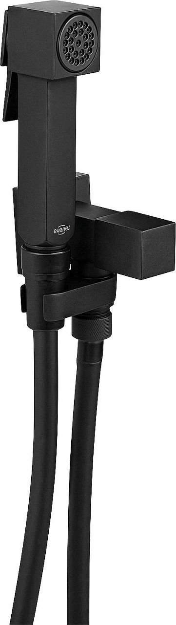 Intim Hygiene-Dusch-Set Skyline mit Handbrause, Brauseschlauch und Brausehalter schwarz matt