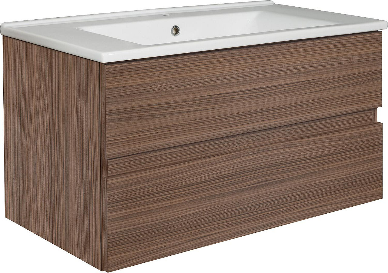 WTU+Keramik-WT EGAN, Olmo Tabacco, 2 Auszüge, 853x466x455mm