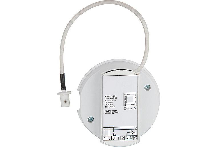 Steuerbaustein EVENES V-NF60 60m³/h, Nachlauf,Einschaltverz., Feuchtesteuerung Steuerbaustein EVENES V-NF60 60m³/h, Nachlauf,Einschaltverz., Feuchtesteuerung