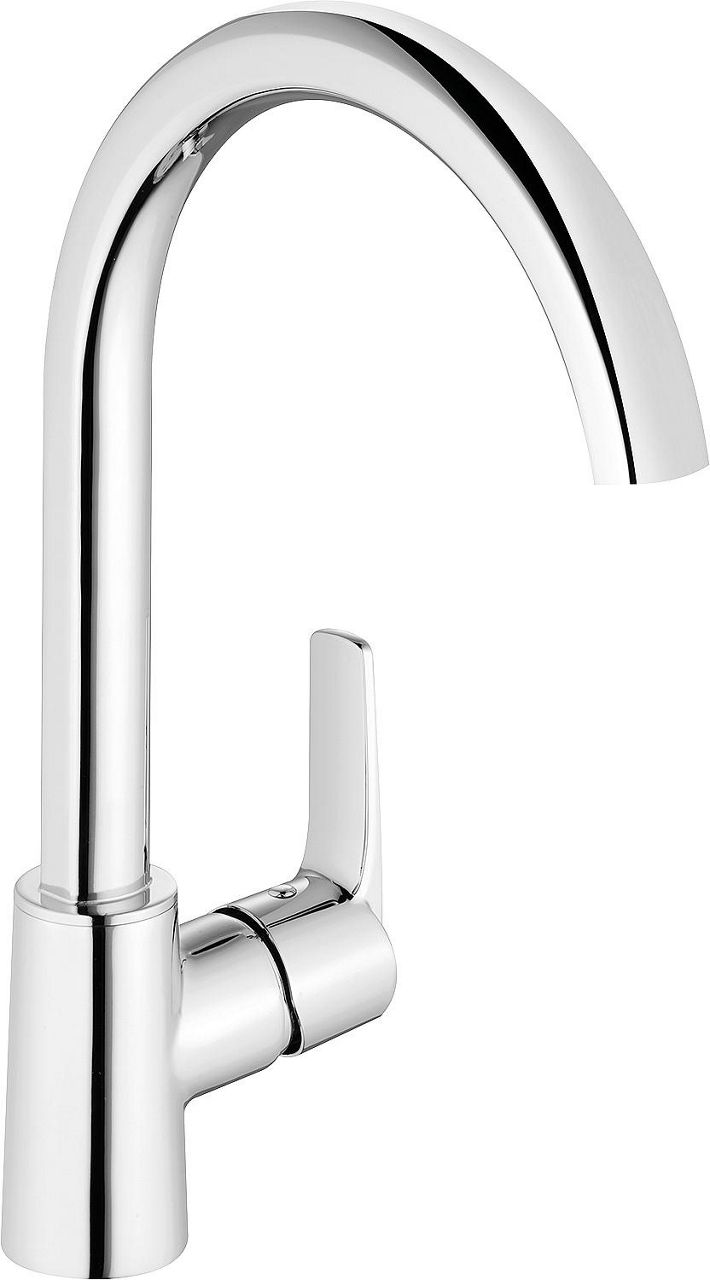 Spültischmischer Heinrichschulte Alpha 300 Schwenkauslauf Ausladung 200 mm chrom