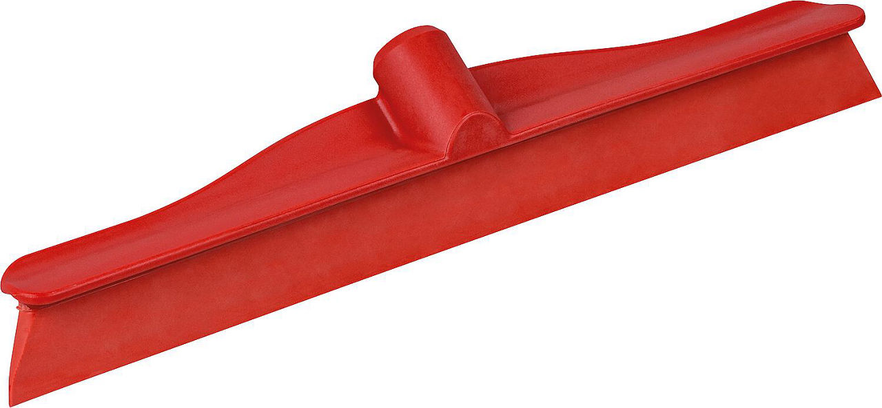 Hygiene-Wasserschieber, Kunststoff, einlippig, 40cm, rot Hygiene-Wasserschieber, Kunststoff, einlippig, 40cm, rot