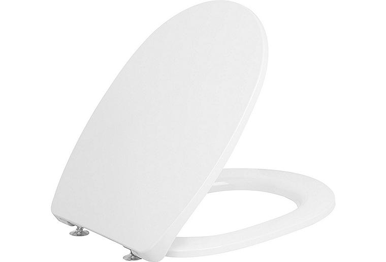 WC-Sitz Design "Onovo Slim" mit Absenkautomatik, Duroplast weiß WC-Sitz Design "Onovo Slim" mit Absenkautomatik, Duroplast weiß