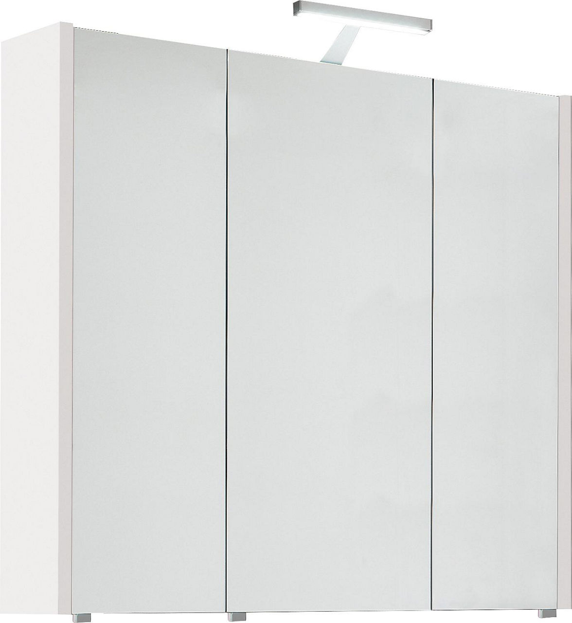 Spiegelschrank mit Beleuchtung weiß matt 3 Türen 850x750x188mm Spiegelschrank mit Beleuchtung weiß matt 3 Türen 850x750x188mm