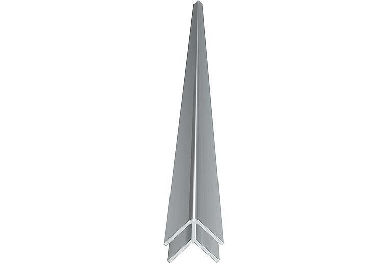 Außenecke für Duschrückwand Aluminium elox. matt 2550 mm Außenecke für Duschrückwand Aluminium elox. matt 2550 mm