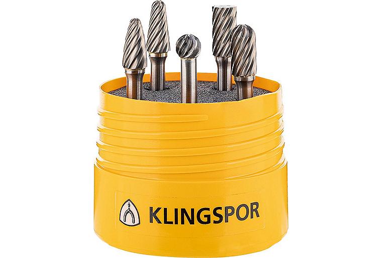 Hartmetall-Fräser-Set KLINGSPOR 5-teilig Spezialverzahnung Hartmetall-Fräser-Set KLINGSPOR 5-teilig Spezialverzahnung