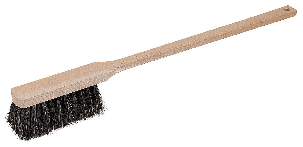 Handfeger, Holz, 60 cm, Rosshaar Handfeger, Holz, 60 cm, Rosshaar