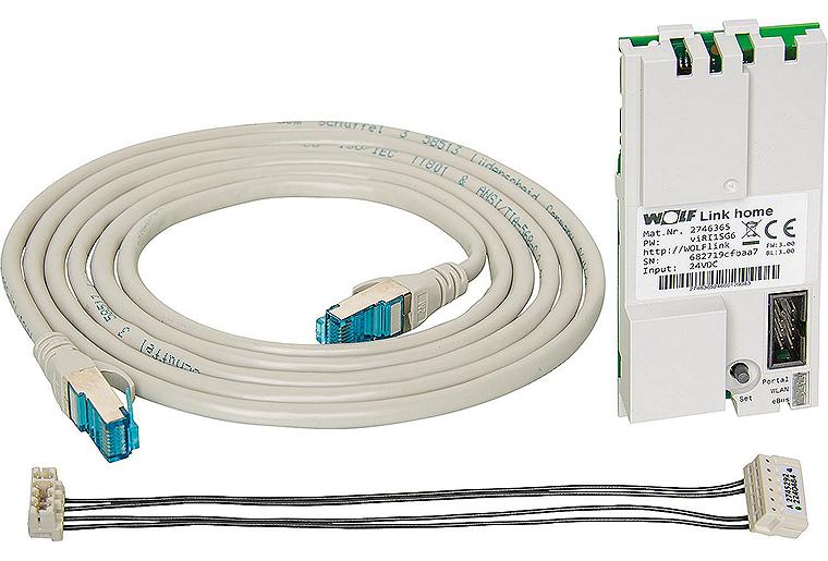 Schnittstellenmodul Wolf Link Home LAN/WLAN 2746365 Schnittstellenmodul Wolf Link Home LAN/WLAN 2746365