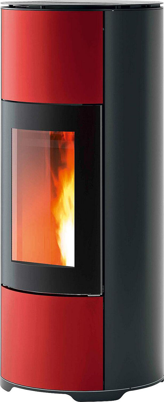 Pelletofen MCZ Halo Air 8 R, Grundgerät mit Verkleidung Bordeaux Metall, 8,1 KW Pelletofen MCZ Halo Air 8 R, Grundgerät mit Verkleidung Bordeaux Metall, 8,1 KW