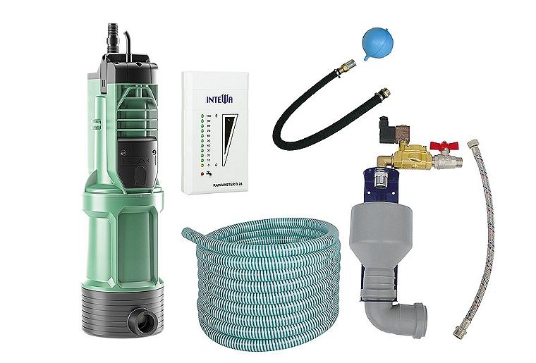Komplettpaket für Regenwassernutzung "ohne Keller-Paket"