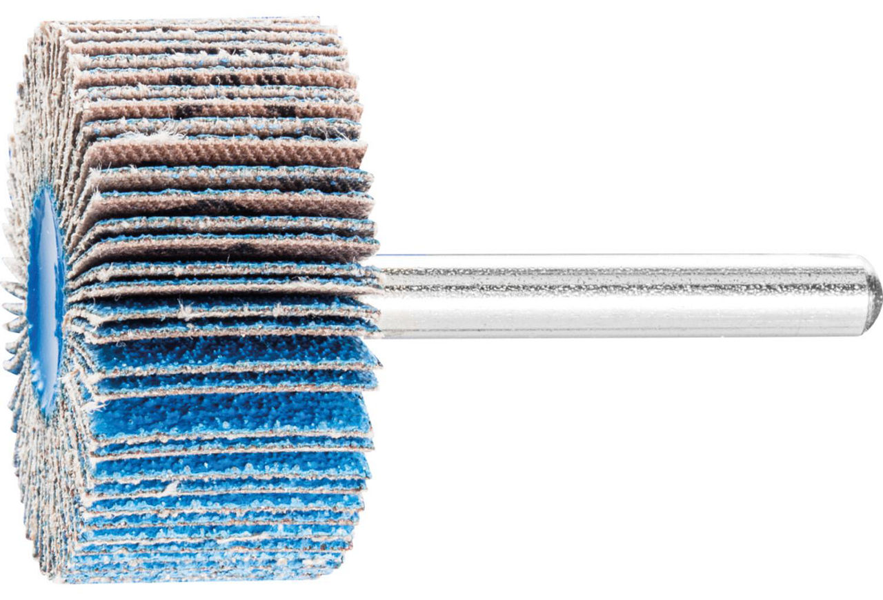 Fächerschleifer Pferd F, Ø 40 x 20 mm, Schaft-Ø 6 mm, Körnung A 80 Fächerschleifer Pferd F, Ø 40 x 20 mm, Schaft-Ø 6 mm, Körnung A 80